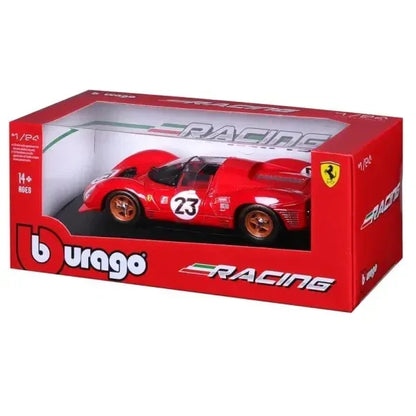 Bburago 1/24 Scale Ferrari 330 P4 Daytona 1967 Diecast Car Model for 14+ Year - Jaiman Toys