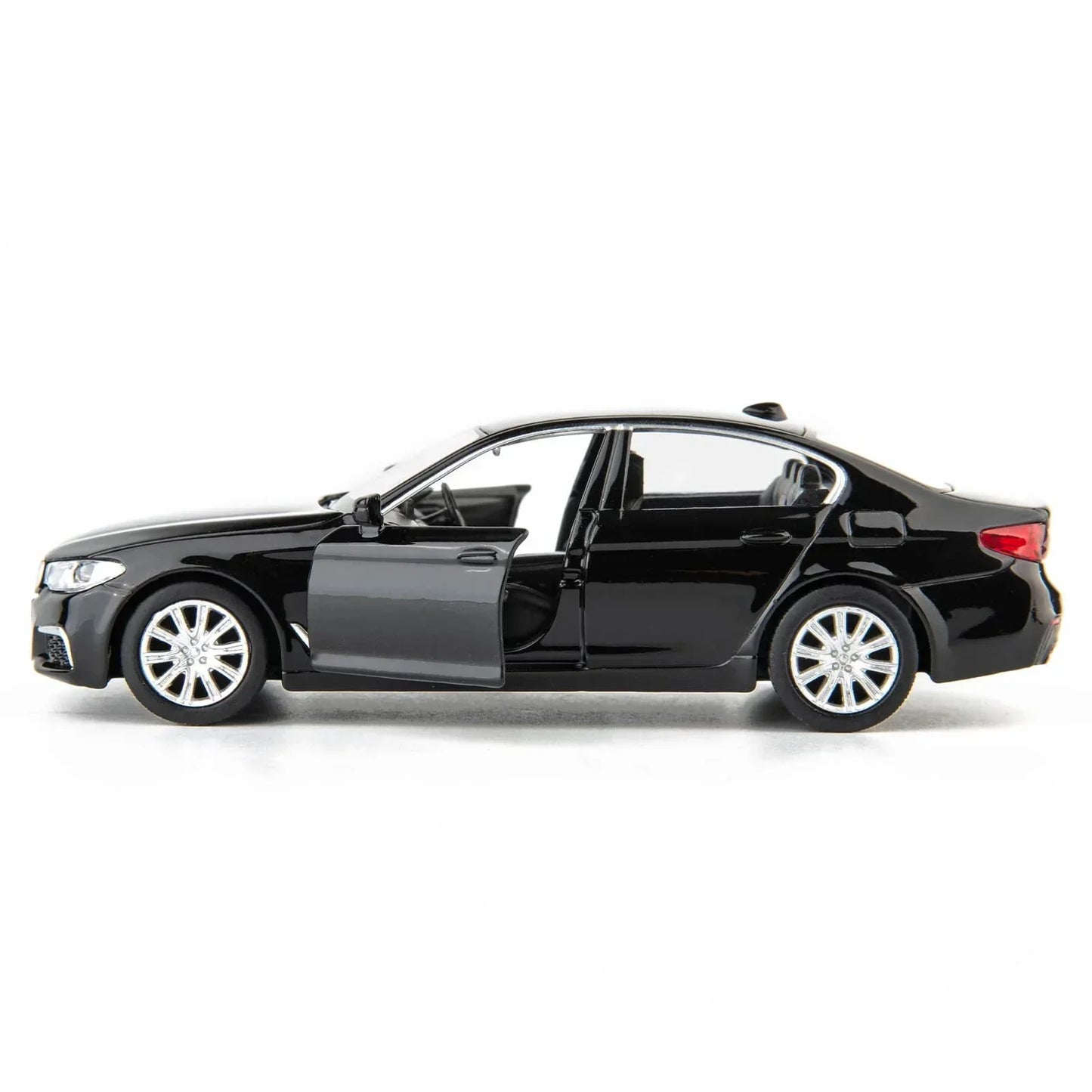 RMZ City BMW M550i 1:36 Die-Cast Alloy Car | Pull Back & Go | Openable Doors | 2 Color Variants