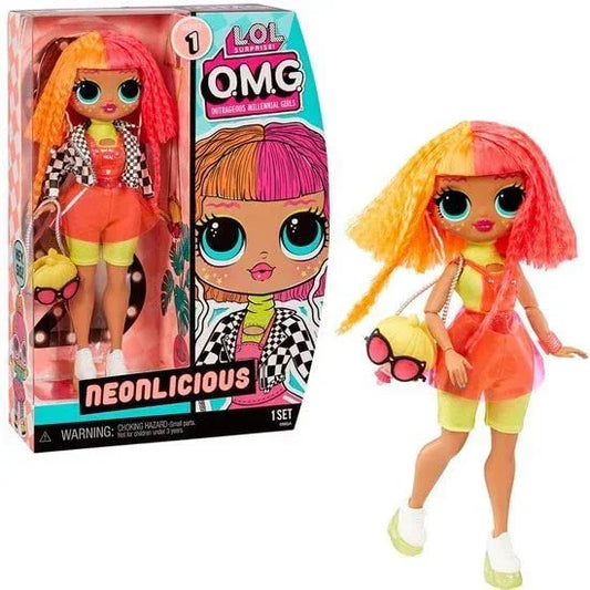 LOL Surprise! OMG Fashion Doll– Great Gift for Kids Ages 4+ (NEONLICIOUS) - Jaiman Toys