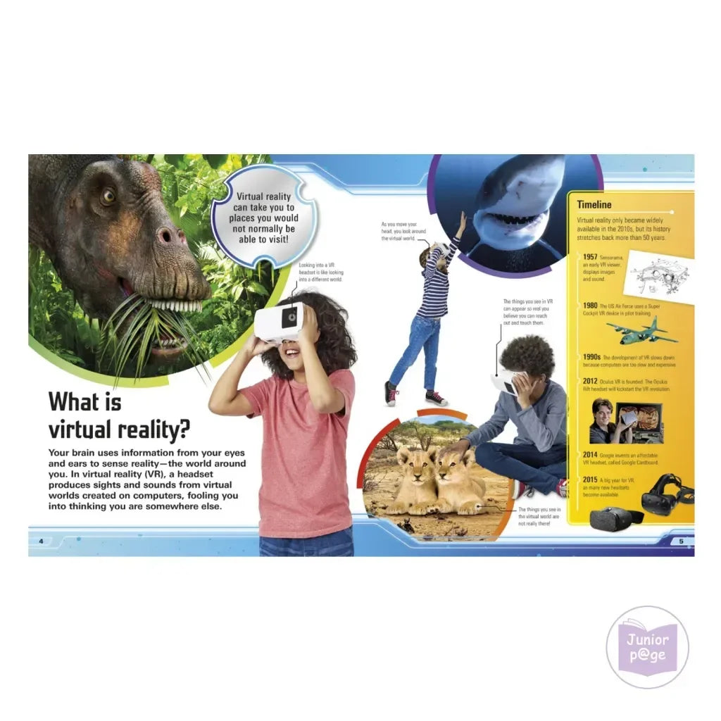 Virtual Reality Includes Free VR Viewer by Inc. Dorling Kindersley - Jaiman Toys