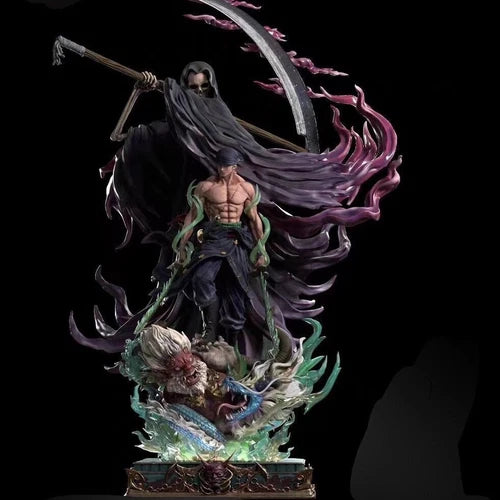 Ultimate Action One Piece Roronoa Zoro 26 CM Grim Reaper Statue Figure | Anime Collectible PVC Action Display Model