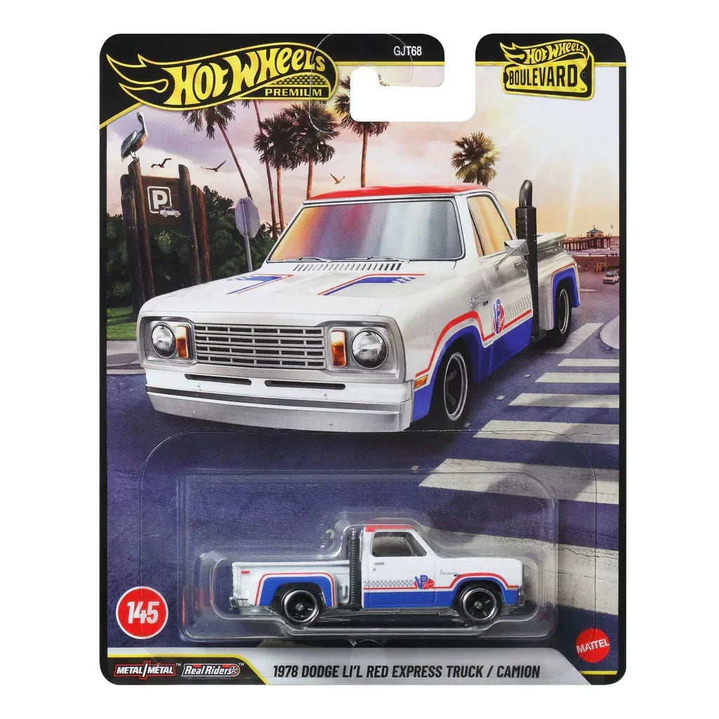 Hot Wheels Boulevard Premium Diecast Car Set – 5 Collectible Models | Real Riders | Metal Body & Chassis