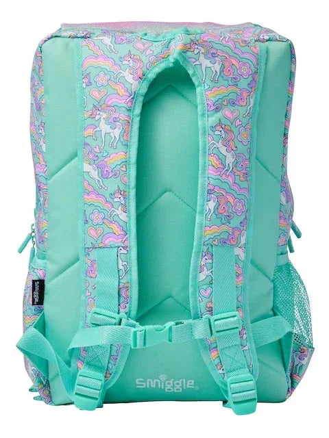 Smiggle School Bag : Sparkle Unicorn Colorful & Stylish 18 Inch Backpack for Kids - Jaiman Toys