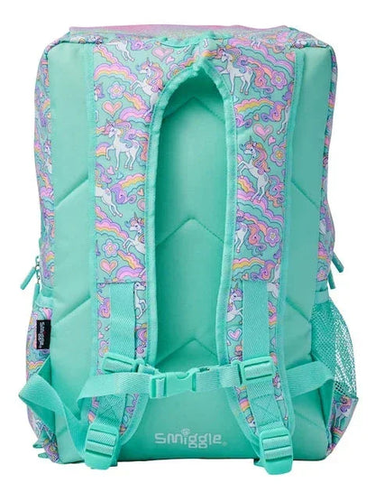 Smiggle School Bag : Sparkle Unicorn Colorful & Stylish 18 Inch Backpack for Kids - Jaiman Toys