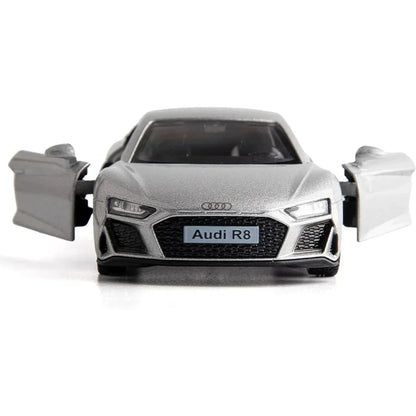 RMZ City 1:36 Audi R8 Coupe Diecast Model Car – Opening Doors, Metal Body, Collectible Sports Car
