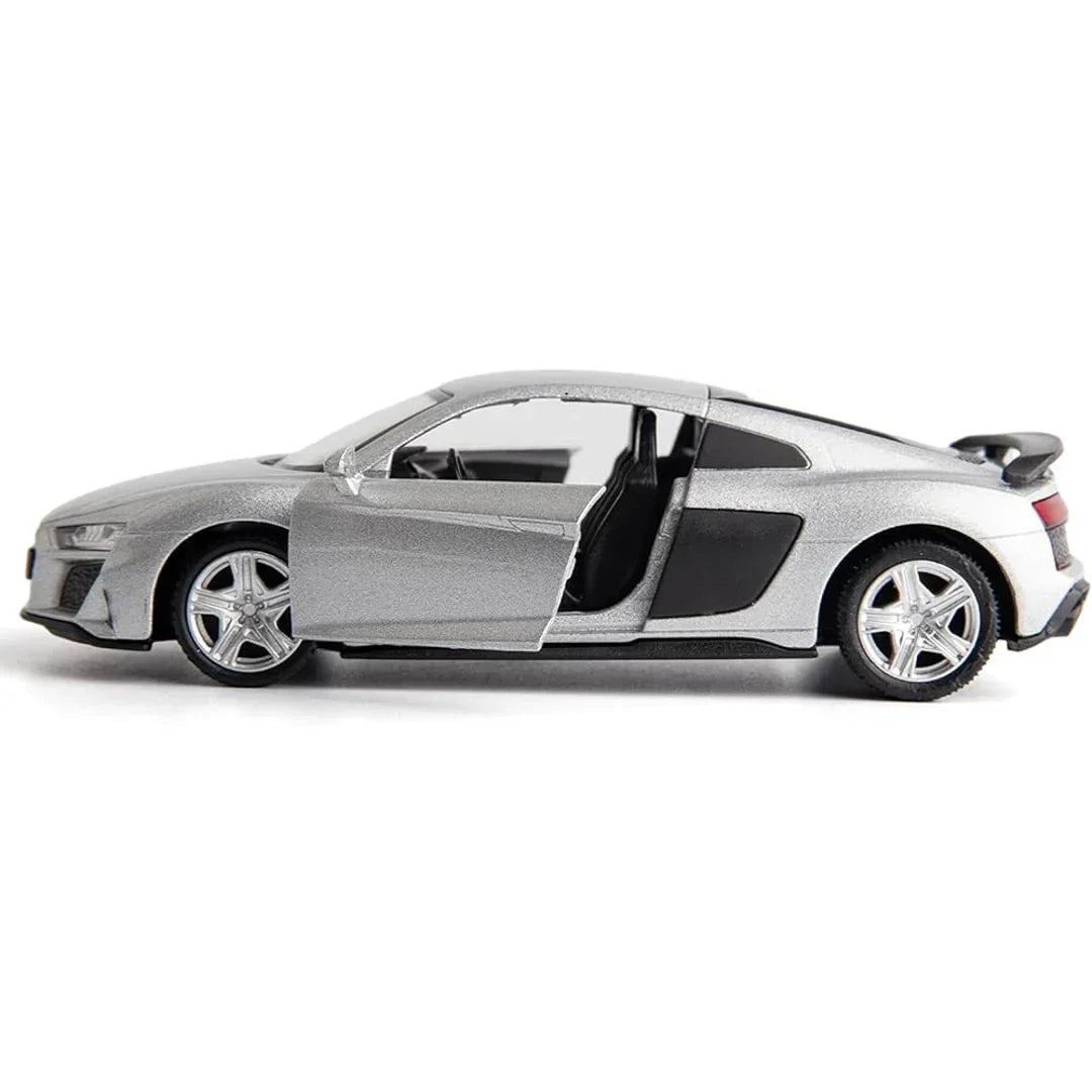 RMZ City 1:36 Audi R8 Coupe Diecast Model Car – Opening Doors, Metal Body, Collectible Sports Car