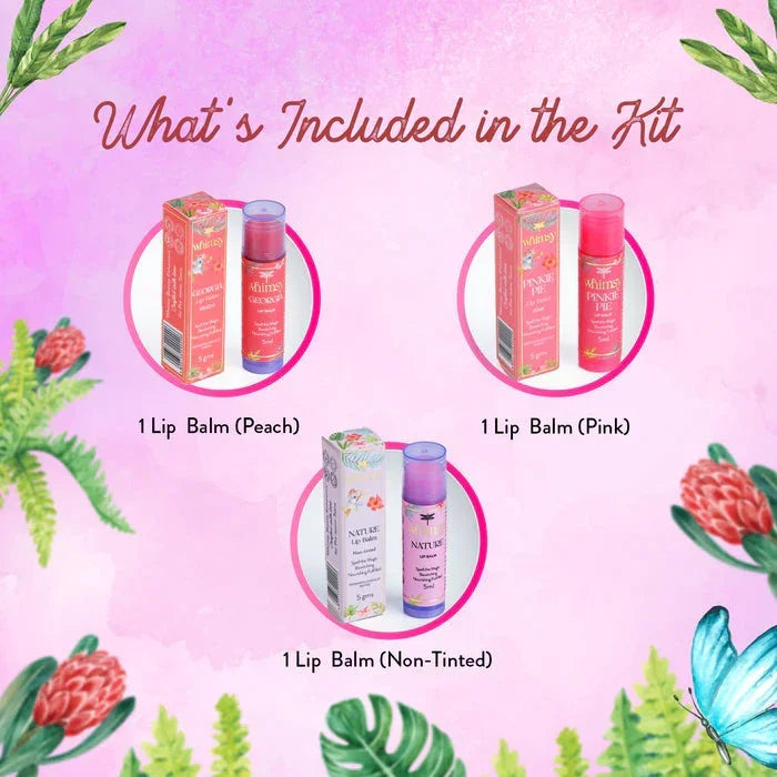 Whimsy Essential Care Lip Balms - Pack of 3 - Jaiman Toys