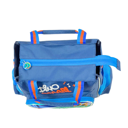 Vest Dino Roaarr Kids Backpack (32 x 26 cm) | Dinosaur-Themed School & Activity Bag with Side Mesh Pockets