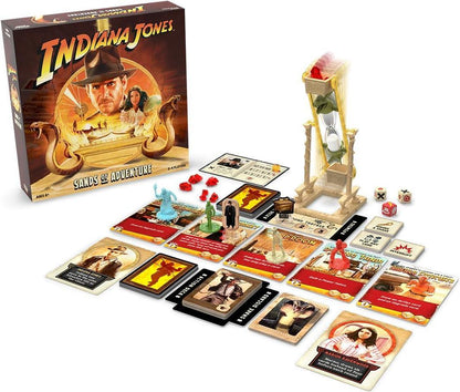 Funko Indiana Jones Sands of Adventure Cooperative Board Game – Family Strategy Game for 2–4 Players Ages 8+