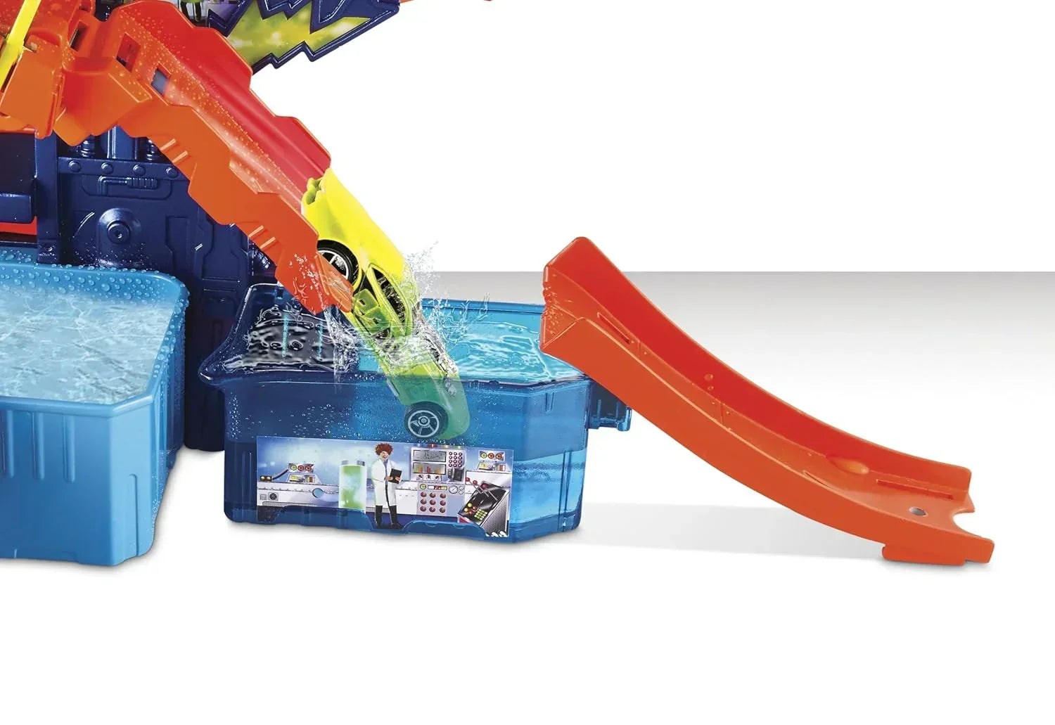 Hot Wheels Metal Shifters Color Splash Science Lab Playset, Multicolor - Jaiman Toys