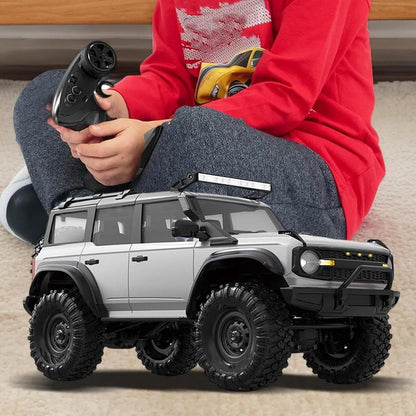 HB Toys Apex 4WD RC Off-Road Truck R1603 1:16 Scale 2.4GHz Remote Control Rock Crawler | Gray Edition