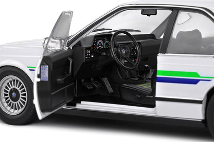 Solido 1:18 BMW Alpina B7 Turbo (E24) Coupe Die-Cast Model Car – White Collector Scale Classic Performance Car