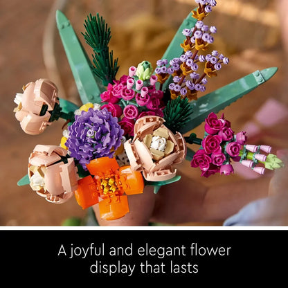 LEGO 10280 Flower Bouquet Building Kit (756 Pieces) ; Botanical Collection