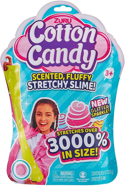 ZURU Oosh Bubble Gum Scented Fluffy, Soft and Stretchy Slime, Non-Stick Cotton Candy Slime for Kids - Assorted - Jaiman Toys