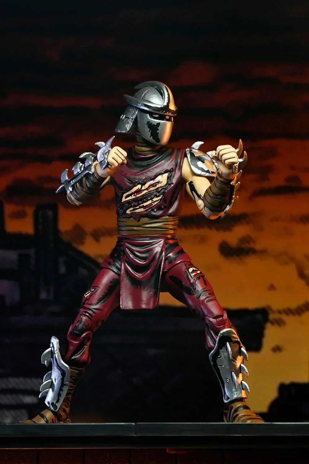NECA TMNT Mirage Comics Battle Damaged Shredder 7" Action Figure - Jaiman Toys