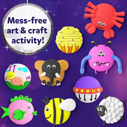 Skillmatics Art & Craft Activity - Disc-o Art, Mess-Free Art & Craft Activity for Girls & Boys, Craft Kits & Supplies, DIY Creative Activity, Gifts for Kids Ages 4, 5, 6, 7, 8, 9, 10, 11,12 - Jaiman Toys
