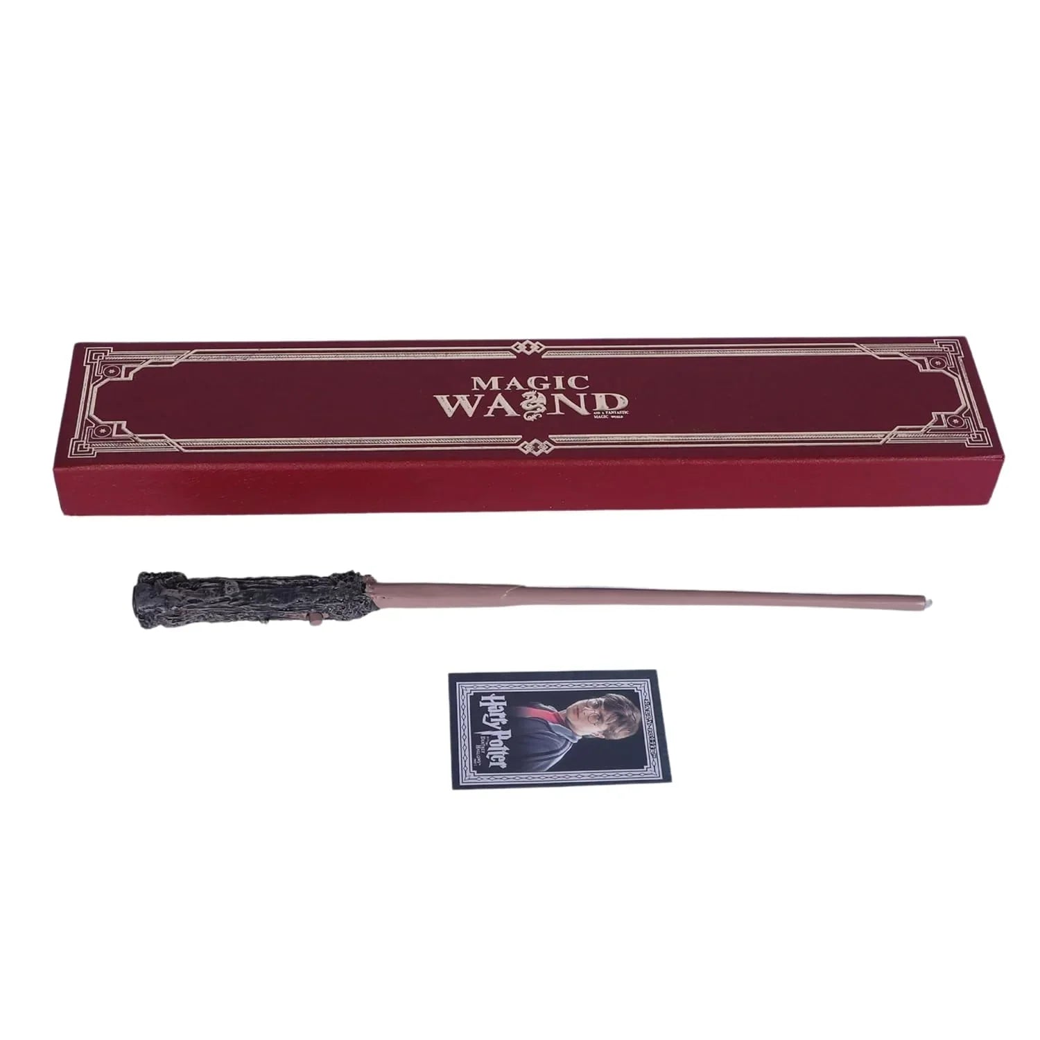 Classic Handcrafted Harry Potter Wand with LED, 35 CM Wizard Stick Collectible for Cosplay - Jaiman Toys