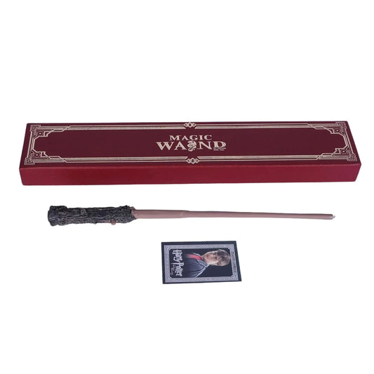 Classic Handcrafted Harry Potter Wand with LED, 35 CM Wizard Stick Collectible for Cosplay - Jaiman Toys