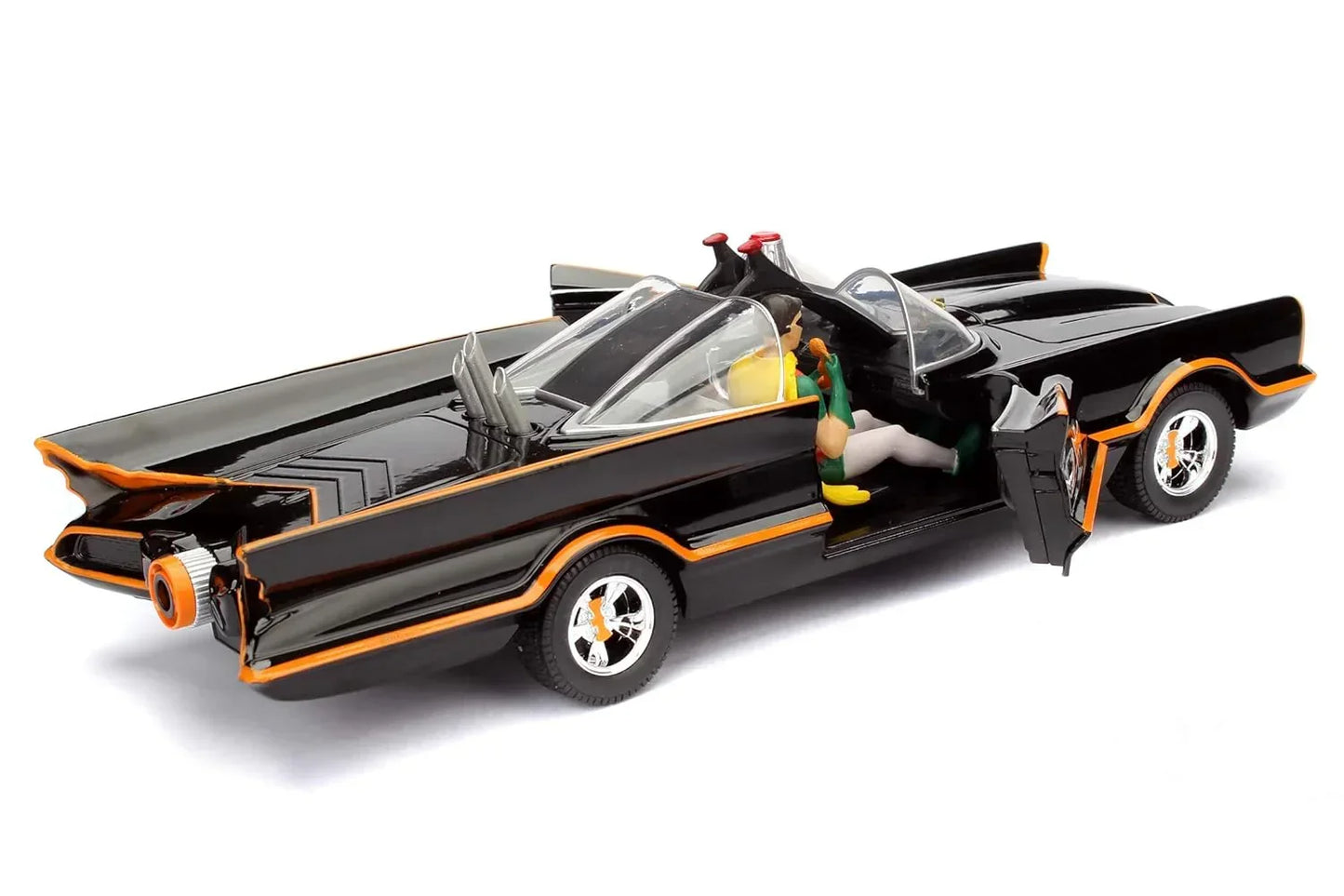 Jada Batman 1966 Classic Batmobile 1:24 Die-Cast Model with Batman Figure