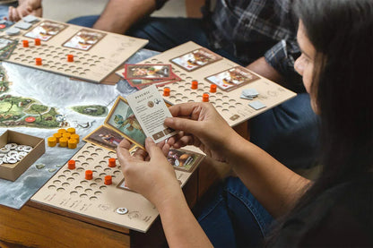 Go India Games - BHARATA 600 BC - Strategy Board Game for Teens, Adults and Family (It Includes 2 Games in one Box!) - Jaiman Toys
