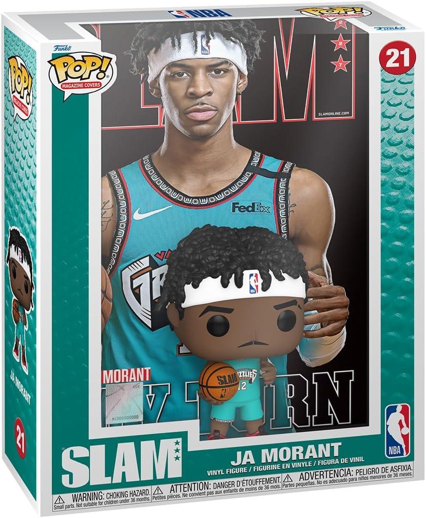 Funko Pop! Collectible Action figure NBA Cover: Slam - Ja Morant Action Figure No. 21 Age 14+ - Jaiman Toys