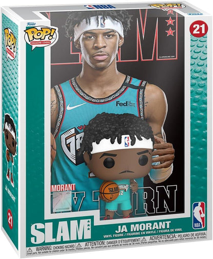 Funko Pop! Collectible Action figure NBA Cover: Slam - Ja Morant Action Figure No. 21 Age 14+ - Jaiman Toys