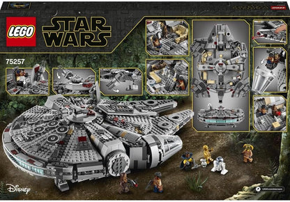 LEGO Star Wars 75257 Millennium Falcon Building Blocks for Kids (1351 Pcs)