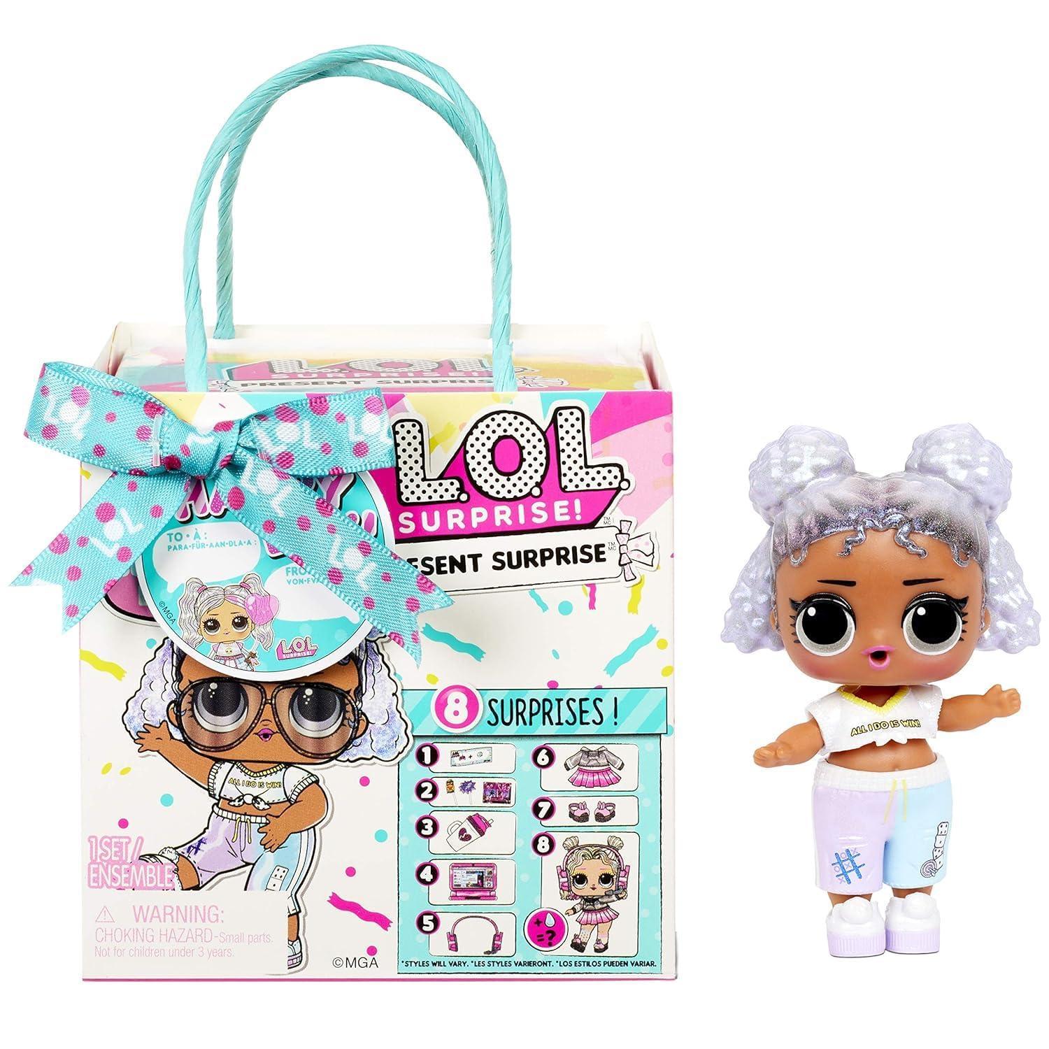 L.O.L. Surprise Present Surprise Series 3 Assortment - 8 Surprises, Clothing &amp; Accessories, Birthday Theme - Includes Fashion, Shoes and More - Collector's Doll - Jaiman Toys