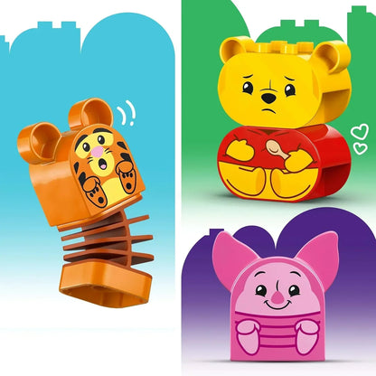 LEGO DUPLO 10457 Disney Winnie the Pooh’s Birthday Party Building Toy - Educational Playset with 3 Figures incl. Tigger and Piglet - Birthday Gift Idea for 1.5 Plus Year Old Toddlers, Boys & Girls