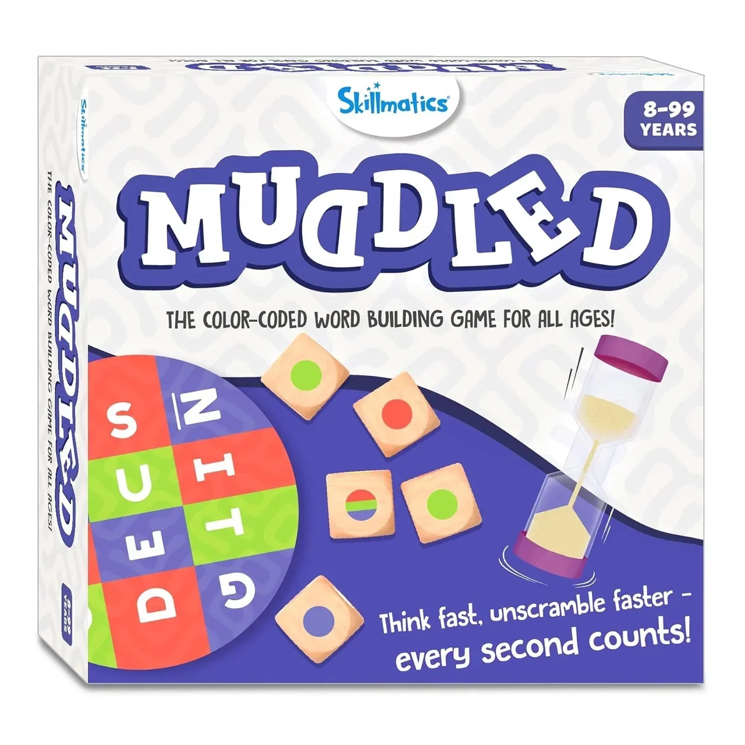 Skillmatics Word Building Game - Muddled, Fast-Paced Word Building Game, Fun for Kids & Families, Gifts for Boys & Girls Ages 8, 9, 10, & Up - Jaiman Toys