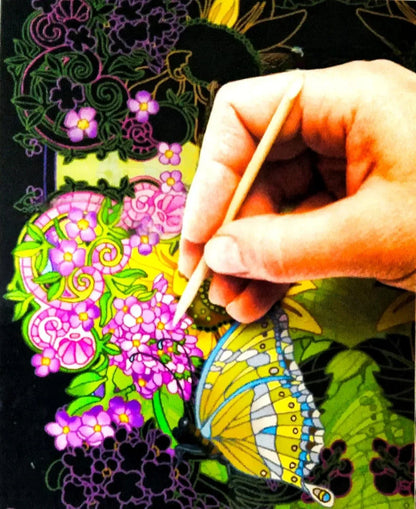 Picture Etch: Enchanting Nature – Hummingbirds (Beautiful Etch by Hinkler) - Jaiman Toys