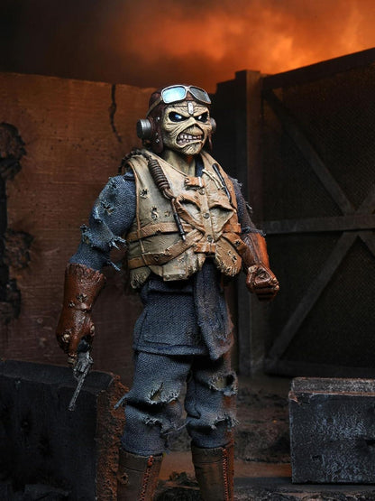NECA Iron Maiden Aces High Eddie 8" Clothed Action Figure – Battle of Britain Edition - Jaiman Toys