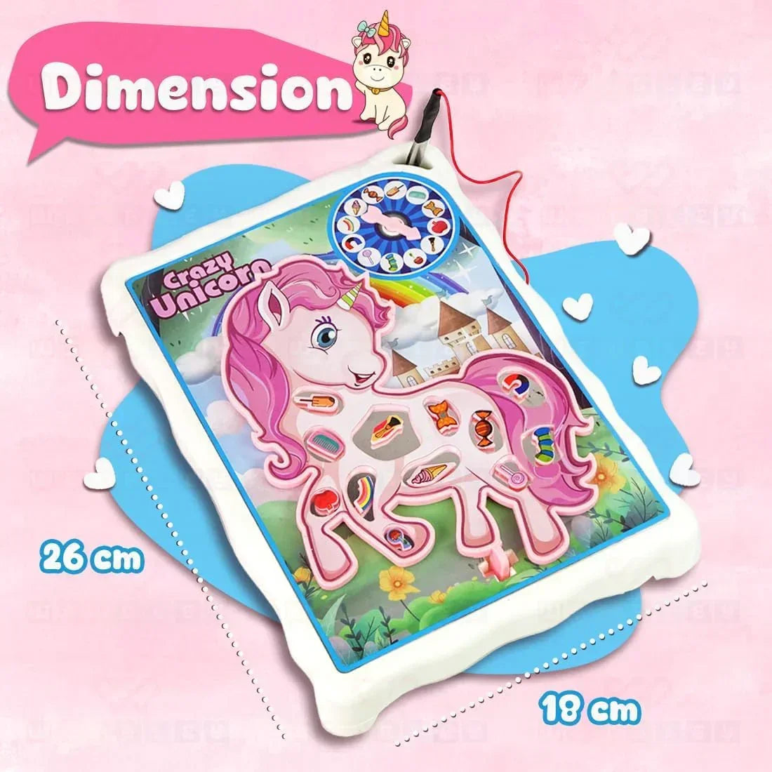 Crazy Unicorn Operation Board Game – Magical Electronic Fun for Kids Ages 4–12 - Jaiman Toys