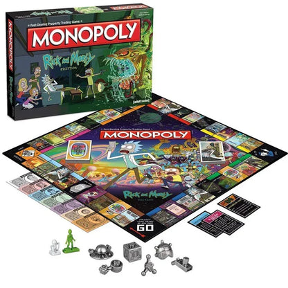 Monopoly: Rick and Morty Edition – Enter the Multiverse and Outwit Your Rivals! - Jaiman Toys