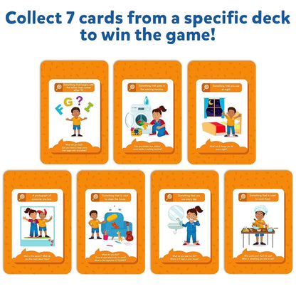 Skillmatics Card Game - Found It 5 in 1 Megapack, Scavenger Hunt for Kids, Girls, Boys, Fun Family Game, Gifts for Ages 4, 5, 6, 7 - Jaiman Toys