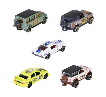 Majorette CastHeads Die-Cast Car Set (5 Cars) | Off-Road & Rally Vehicles | Metal Body | 1:64 Scale | 3+ Years