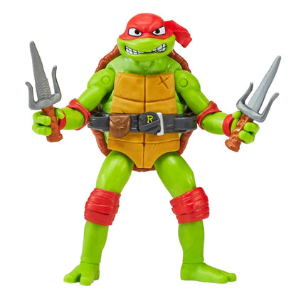 Teenage Mutant Ninja Turtles Mutant Mayhem Raphael Action Figure | 4.6 Inch TMNT Collectible with Accessories