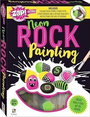 Zap! Extra Neon Rock Painting Set - Jaiman Toys