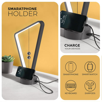 Modern LED Balance Table Lamp – Magnetic Switch Decorative Desk Lamp