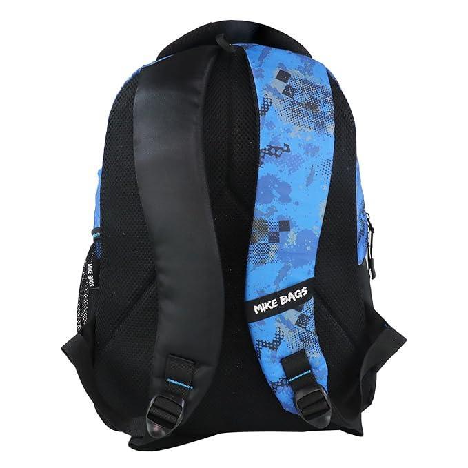 Mike School Bags Trio Backpack – 17L | Stylish & Spacious Blue Backpack - Jaiman Toys
