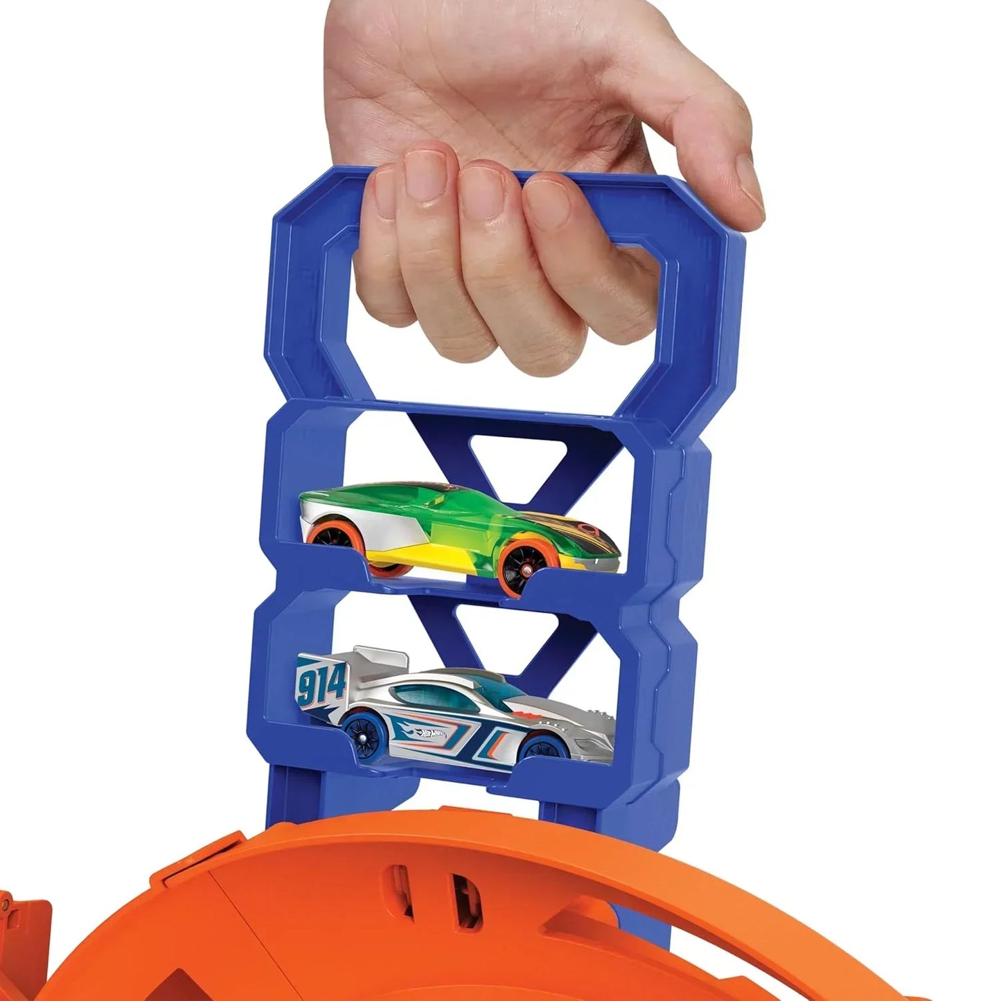 Hot Wheels Extreme Loop Circuit Set – 2 Cars, High-Speed Loops, Easy Storage! - Jaiman Toys