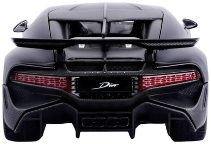 Maisto -Compatible with Bugatti Divo Replica Sports Car Model 2018 (Matte Black) - Jaiman Toys