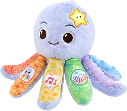 VTech Baby Snuggles the Octopus Musical Plush Toy | Soft Sensory Learning Toy for Babies with Lights, Sounds & Songs