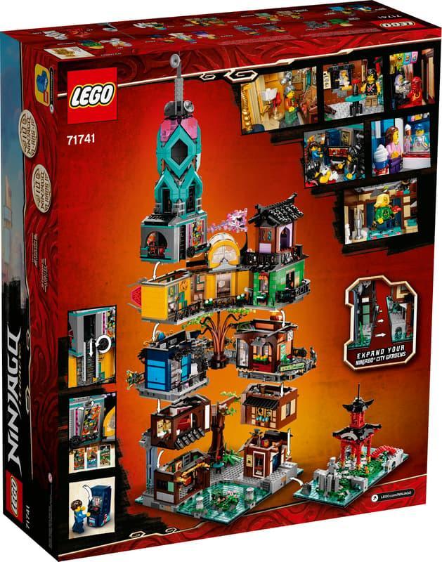 Lego NINJAGO City Gardens 71741 Building Kit; Ninja House Playset Featuring 19 Minifigures, New 2021 (5,685 Pieces), Multicolor