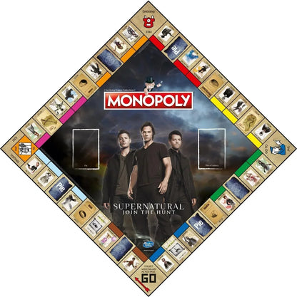 Supernatural Monopoly – Join the Winchester Brothers Sam and Dean in a Battle Against the Supernatural! - Jaiman Toys