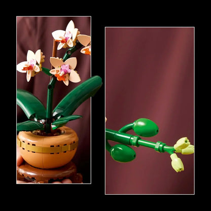 LEGO 10343 Botanicals Mini Orchid - Artificial Flowers Set (274 Pieces)