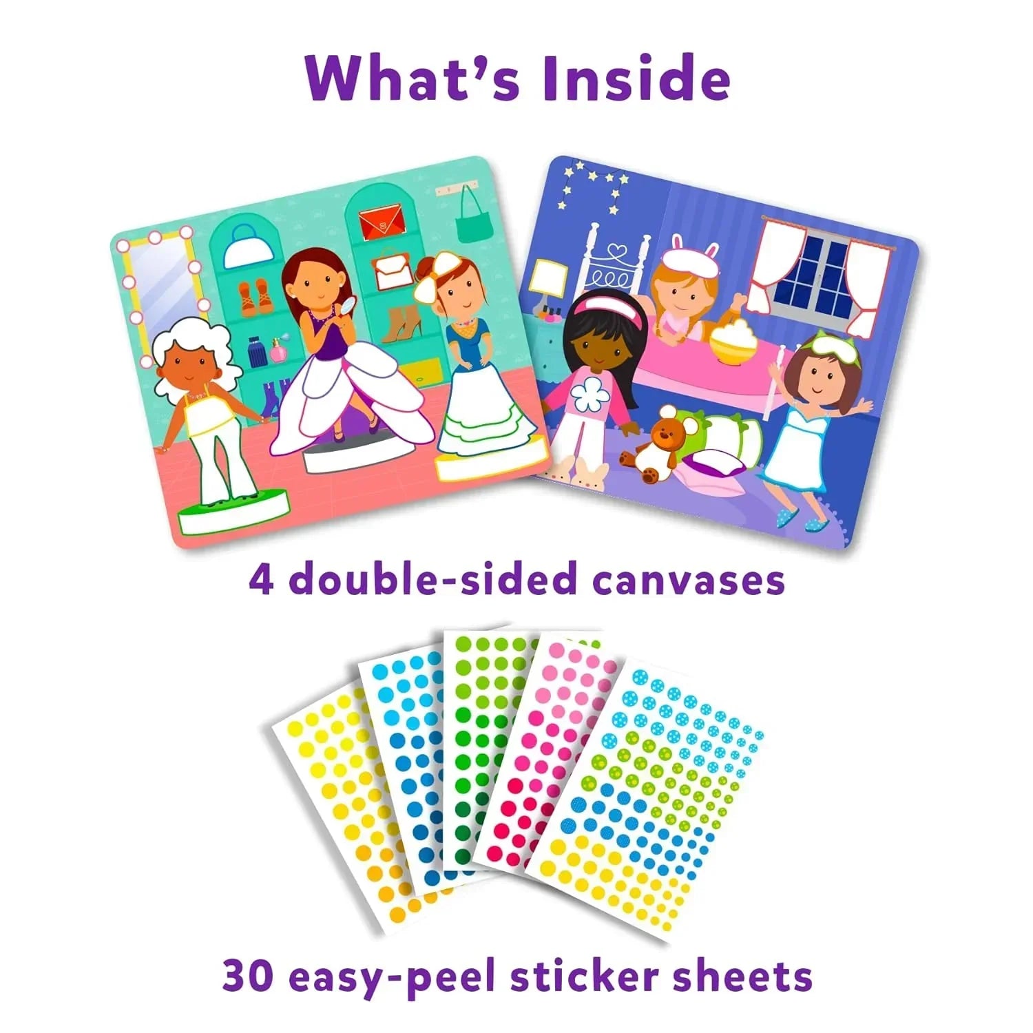 Skillmatics Art Activity - Dot It Dress Up, No Mess Sticker Art for Kids, Craft Kits, DIY Activity, Gifts for Boys & Girls Ages 3, 4, 5, 6, 7, Travel Toys for Toddlers - Jaiman Toys
