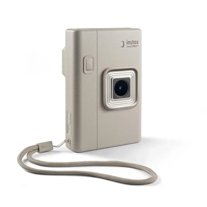 Fujifilm Instax Mini LiPlay+,  Sand Beige Hybrid Instant Camera with Bluetooth & Sound Capture