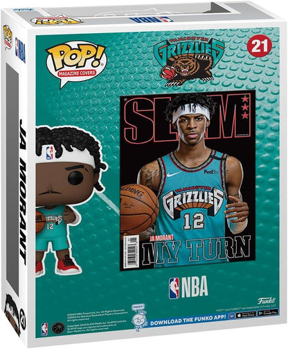Funko Pop! Collectible Action figure NBA Cover: Slam - Ja Morant Action Figure No. 21 Age 14+ - Jaiman Toys