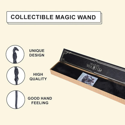 Classic Handcrafted Harry Potter Wand, 35 CM Thestral's Wizard Stick Without LED Collectible for Cosplay - Jaiman Toys